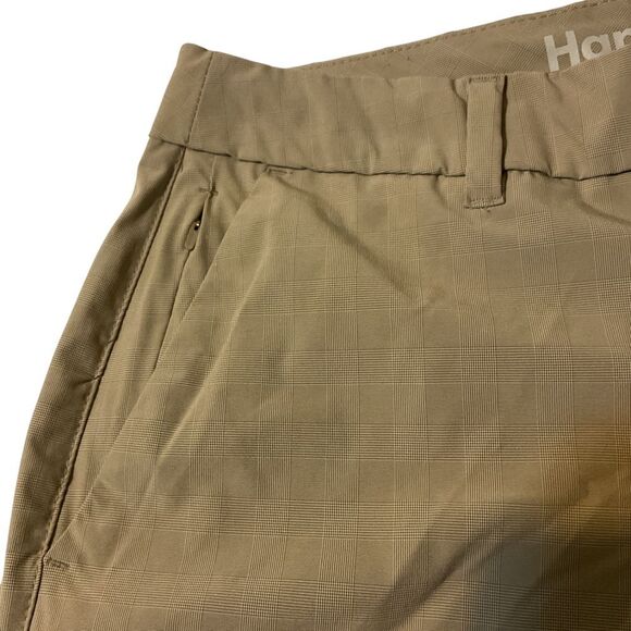 Hang Ten Flat Front Tan Shorts Casual Essential - Picture 4 of 12